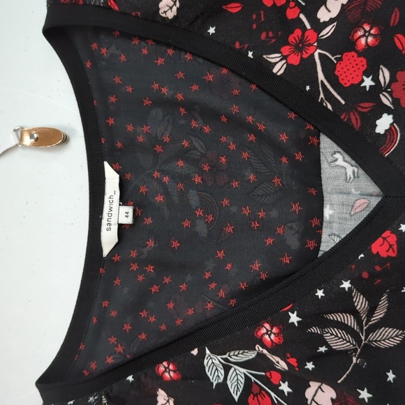 Long sleeve dress, size 44( us 10/12), sandwich - Picture 3 of 7